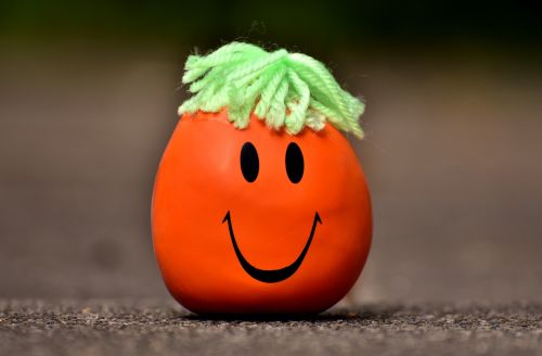 Pumpkin stress ball